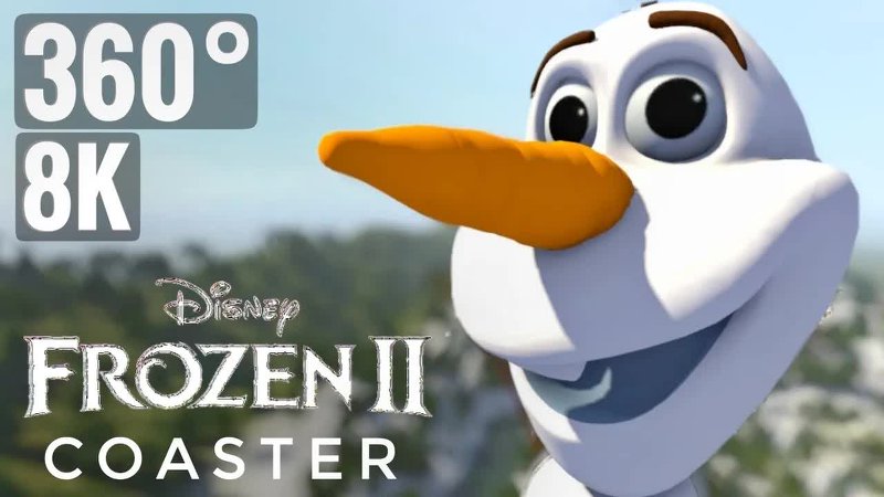 Roller Coaster Disney Frozen 2 #Roller Coaster 360°全景VR视频