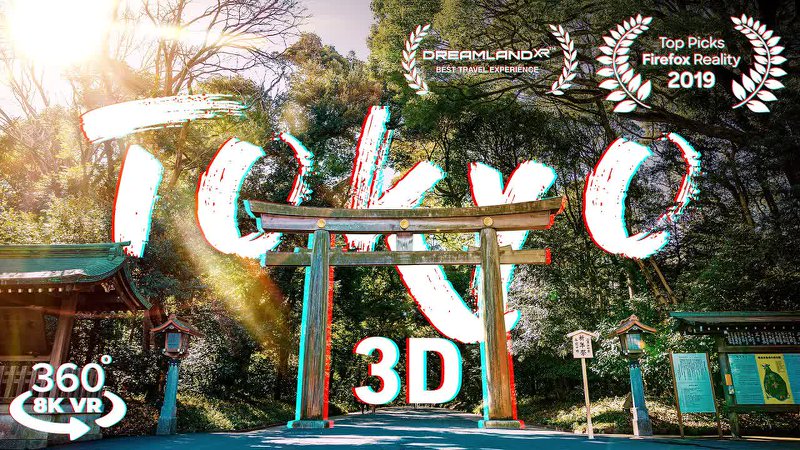 TRAVEL Tokyo, Japan RELAX in 3D 360 Sights and Sounds VR Experience 360°全景VR视频