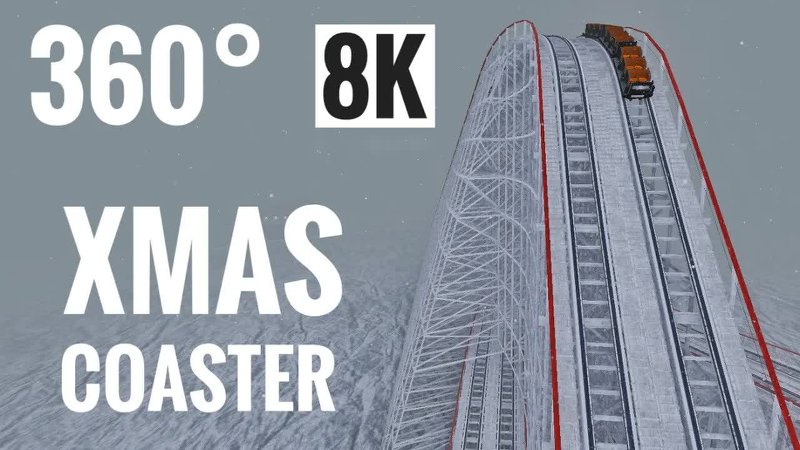 VR过山车《Xmas Snow Wooden Roller Coaster Samsung Gear》8K超清360°全景沉浸式体验 VR视频 百度网盘下载 封面图