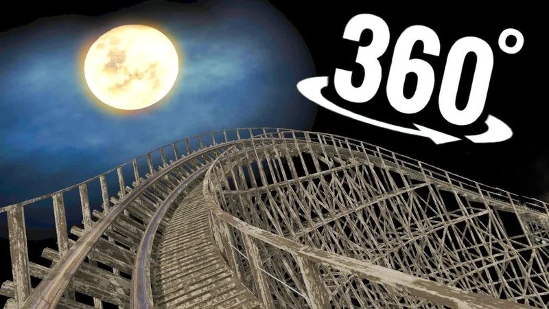 VR过山车《360° HALLOWEEN 8K VR Roller Coaster Virtual Reality Horror Immersive Experience》8K超清360°全景沉浸式体验 VR视频 百度网盘下载 封面图