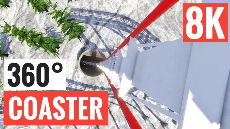 VR过山车《Roller Coaster Xmas Snow》8K超清360°全景沉浸式体验 VR视频 百度网盘下载 封面图