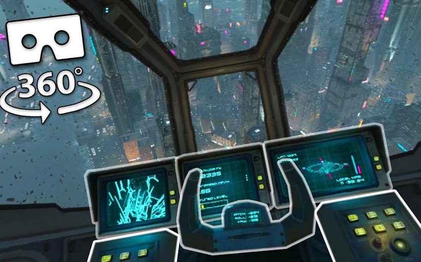 驾驶宇宙飞船巡洋舰 360°全景VR视频