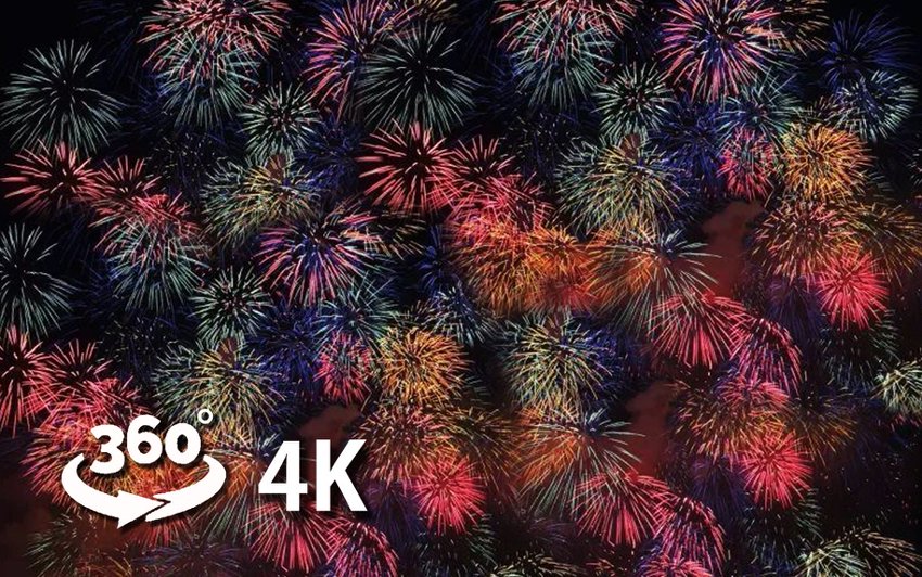 莫斯科胜利日烟花表演 360°全景VR视频