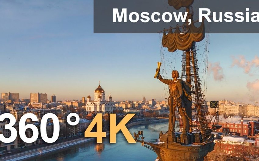 VR城市《莫斯科。从空中俯瞰俄罗斯首都。4k航拍视频》超清4K360°全景沉浸式体验 VR视频 百度网盘下载 封面图