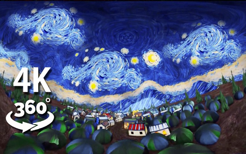进入世界名画的世界，感受梵高的世界